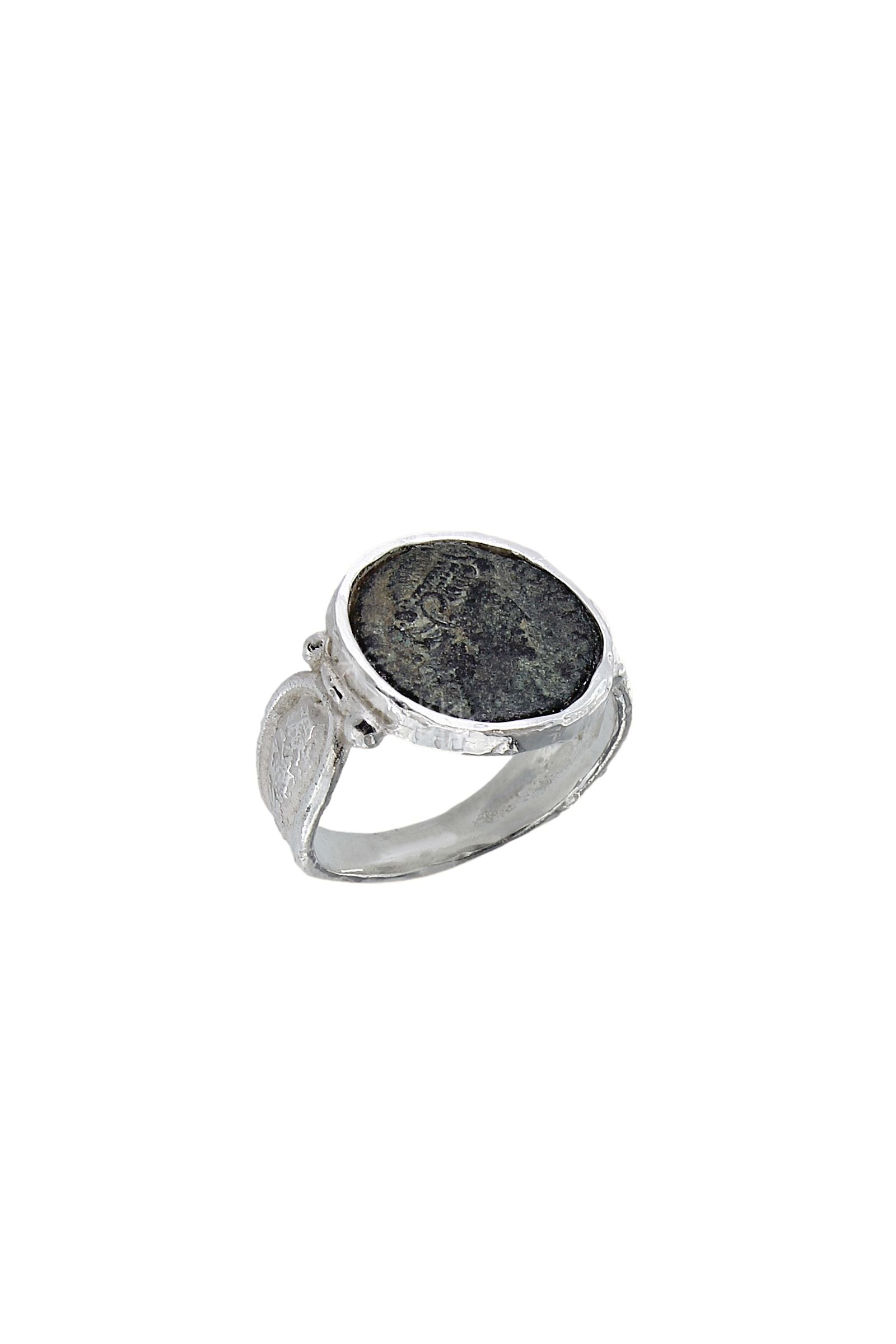 Roman Coin Silver Ring Rome Collection