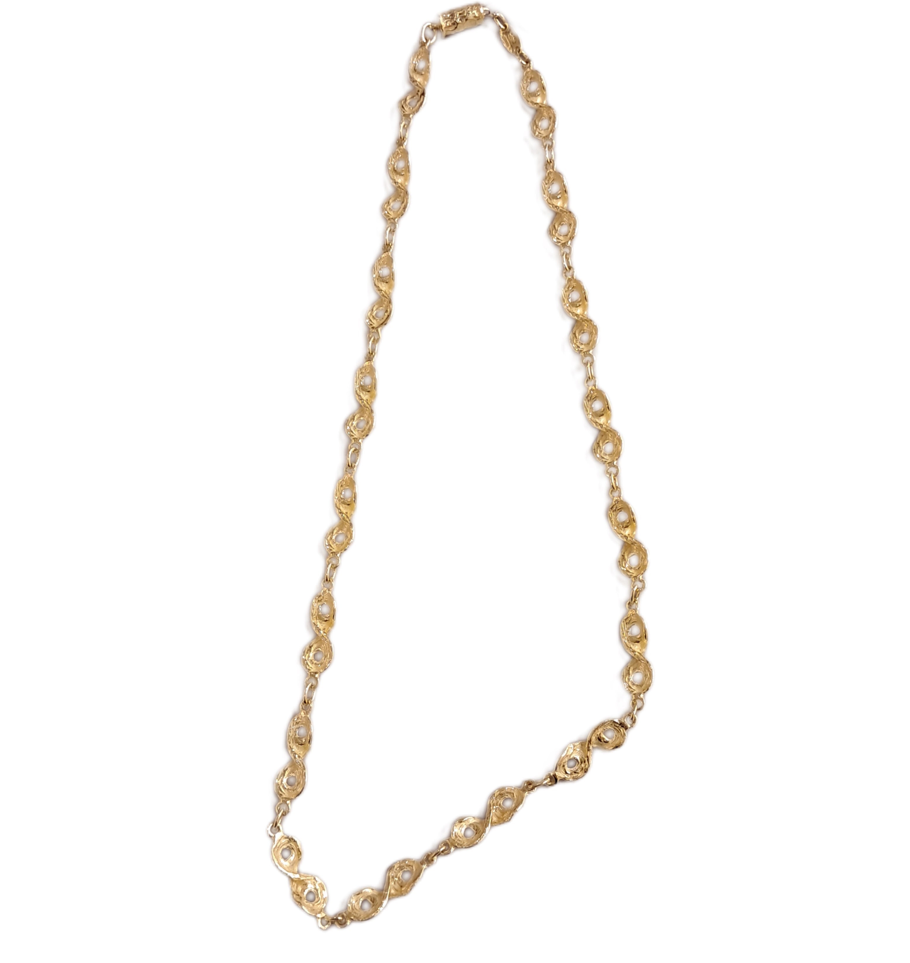 Collana a segmenti in oro 18 kt