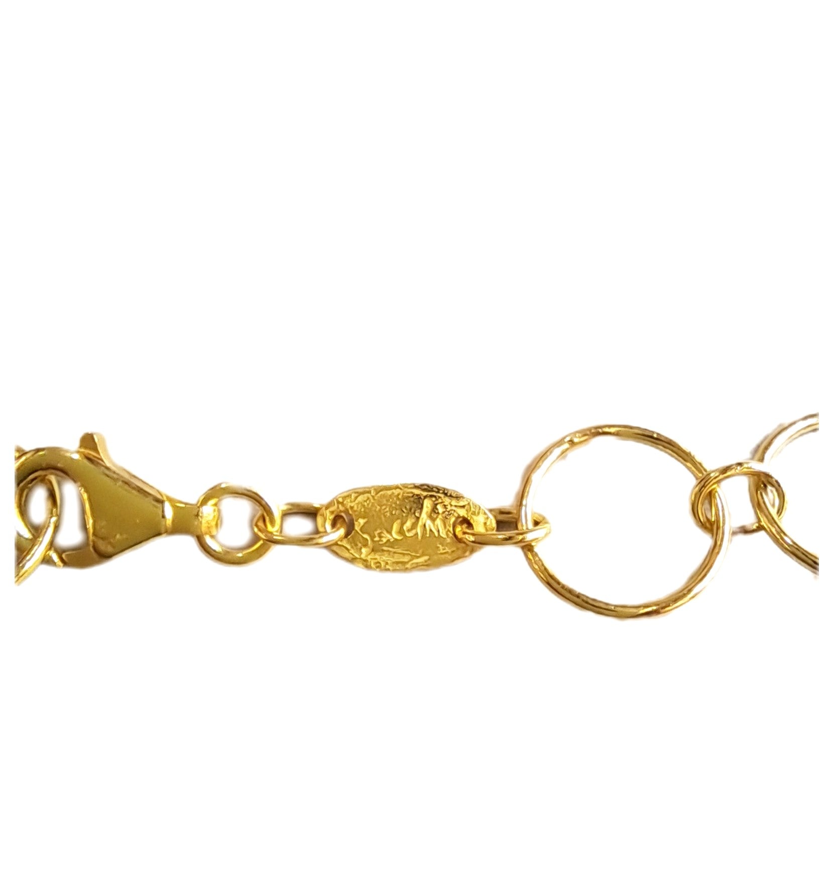 Collana in oro lucido satinato 18 carati