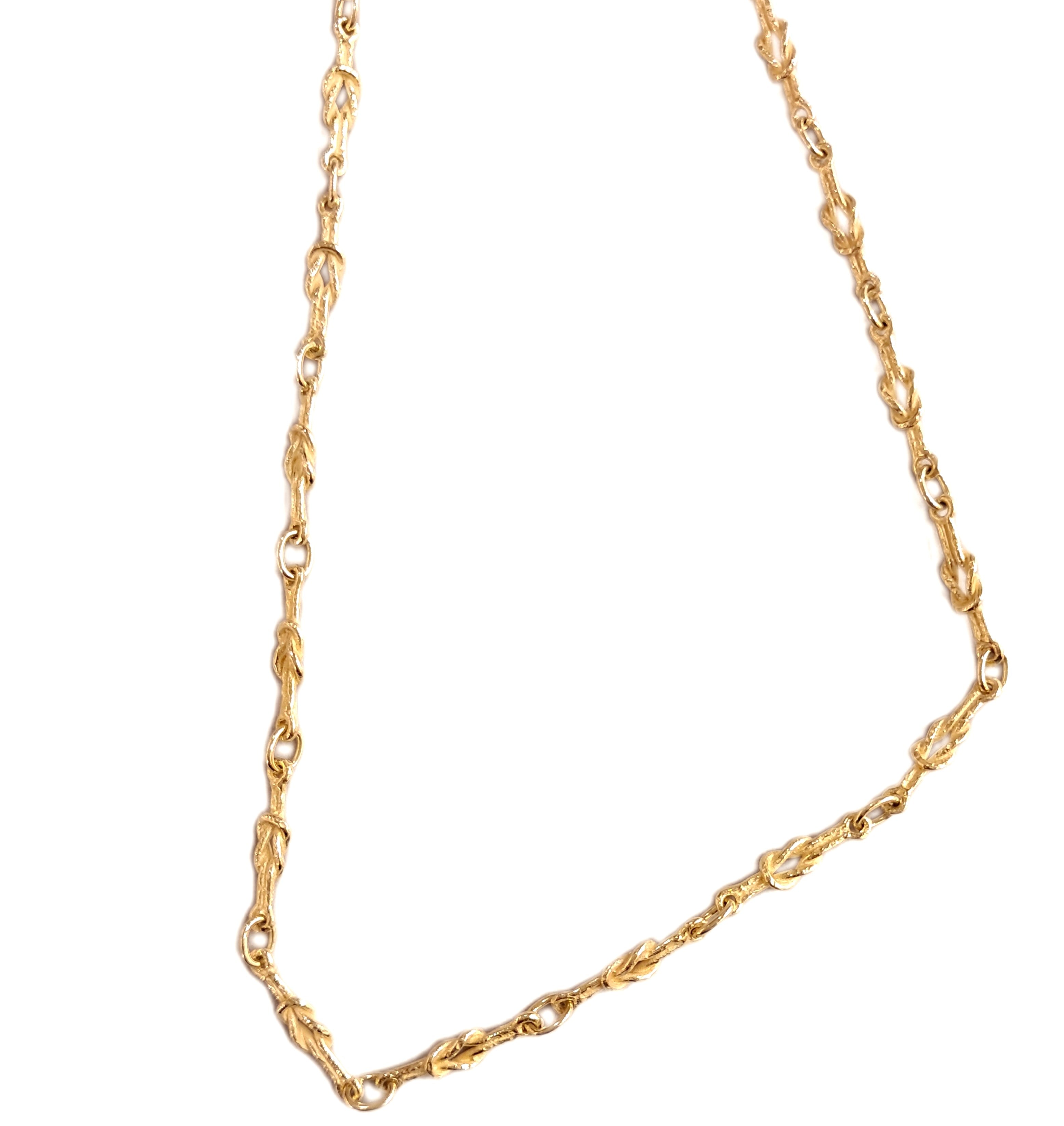 Collana in oro giallo 18 carati