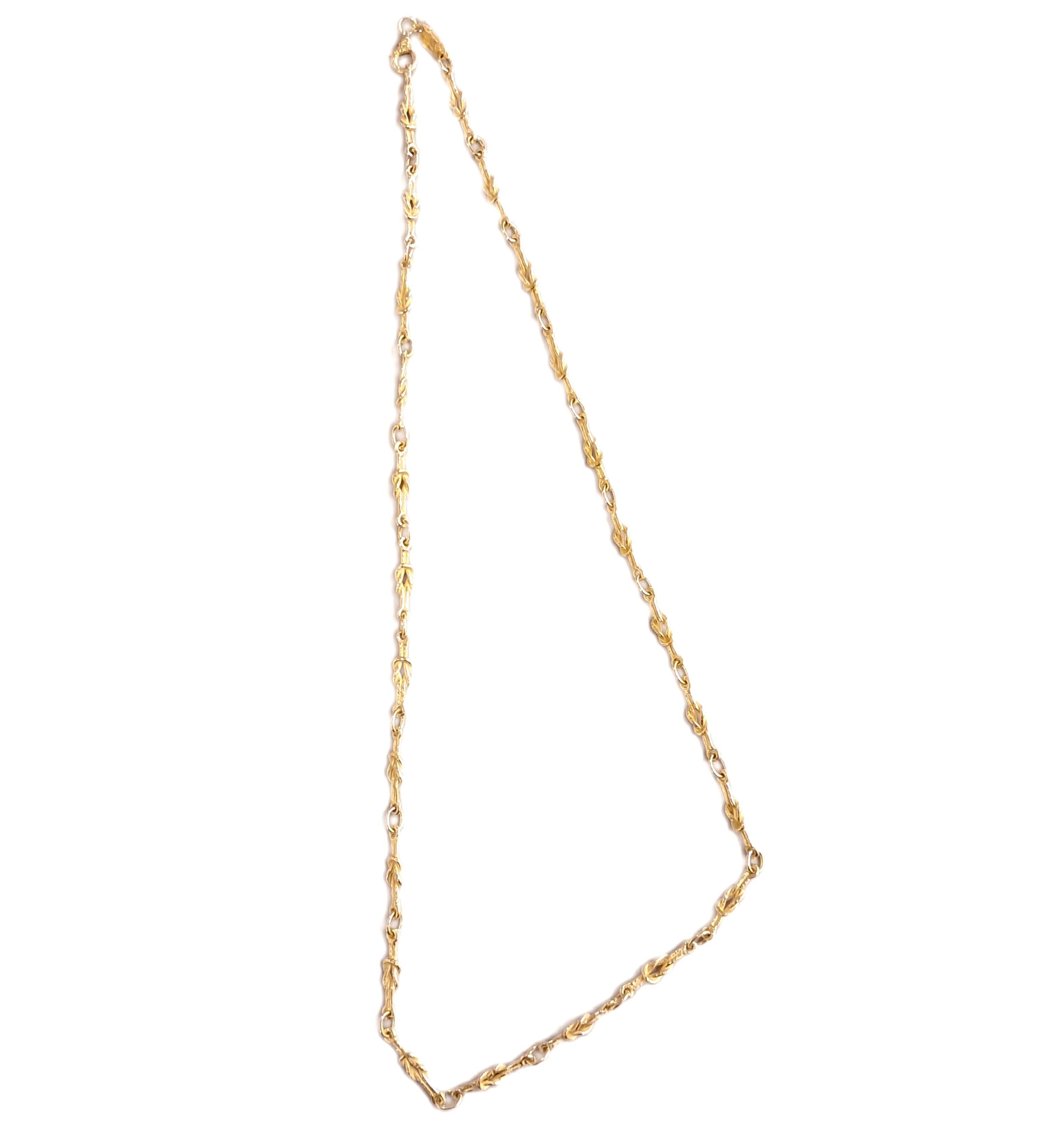 Collana in oro giallo 18 carati