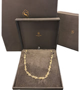 Collana a segmenti in oro 18 kt