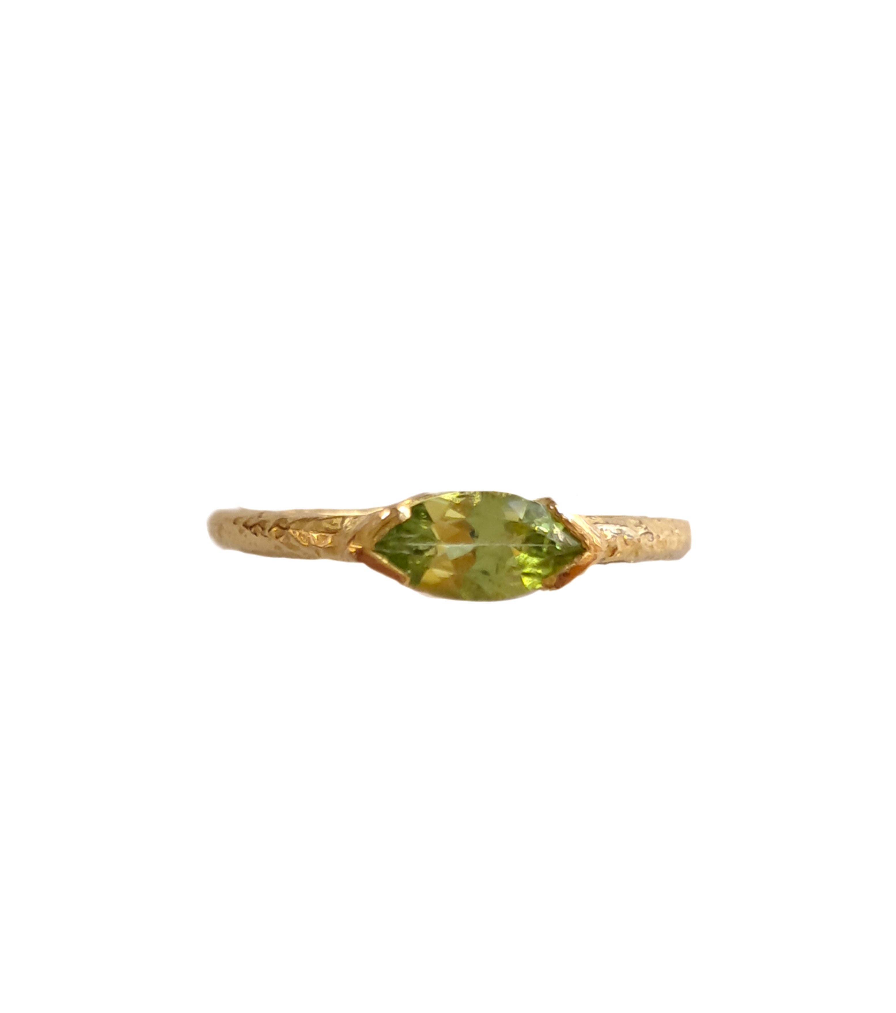 Tris Anelli oro 18 kt con  peridoto tormalina acquamarina