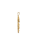 Ciondolo oro rubino e diamanti  Collezione Steps