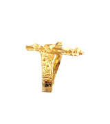 Anello in oro con diamanti rubini e smeraldi Collezione Steps