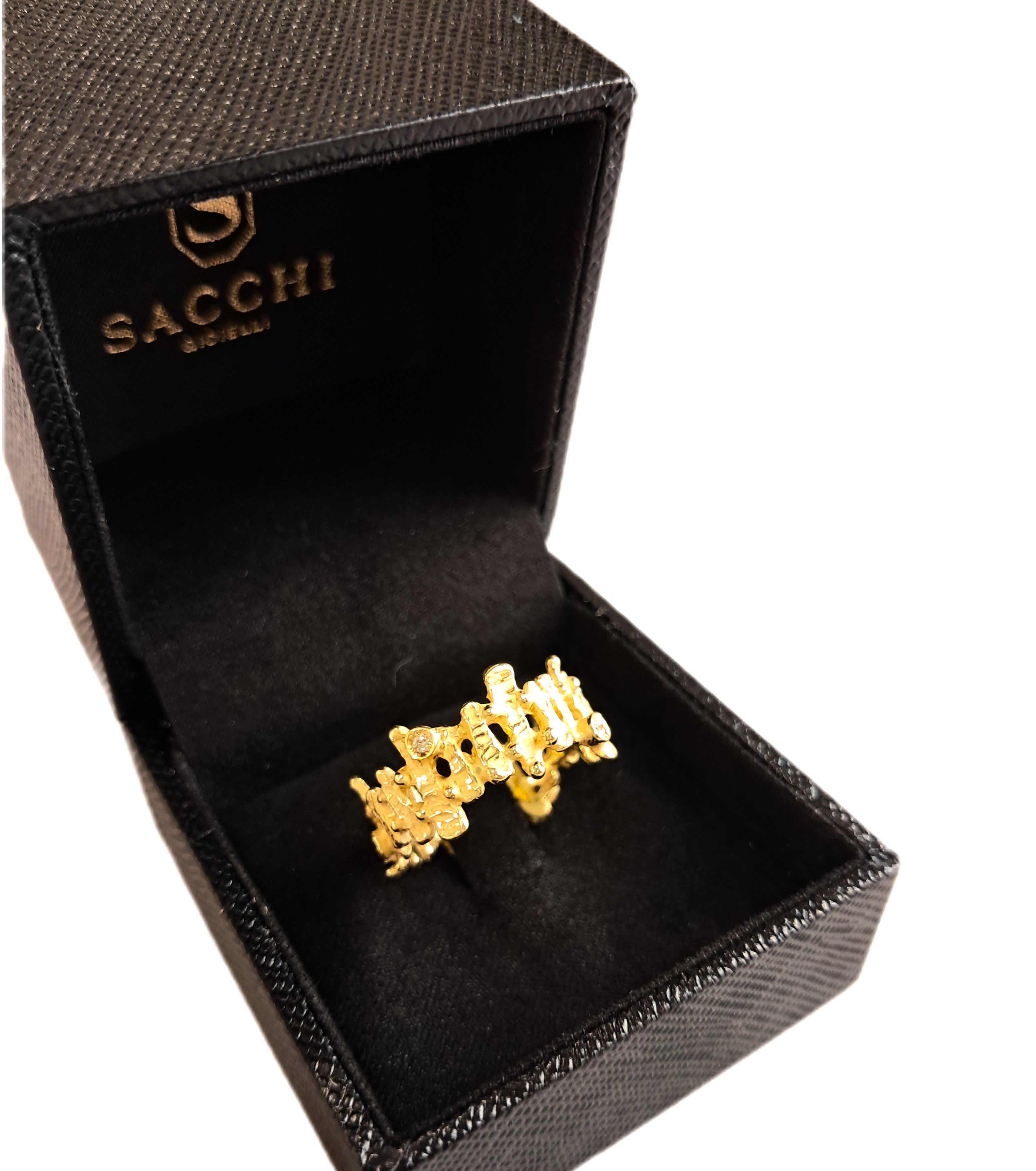 Fede in oro e diamanti Collezione Steps