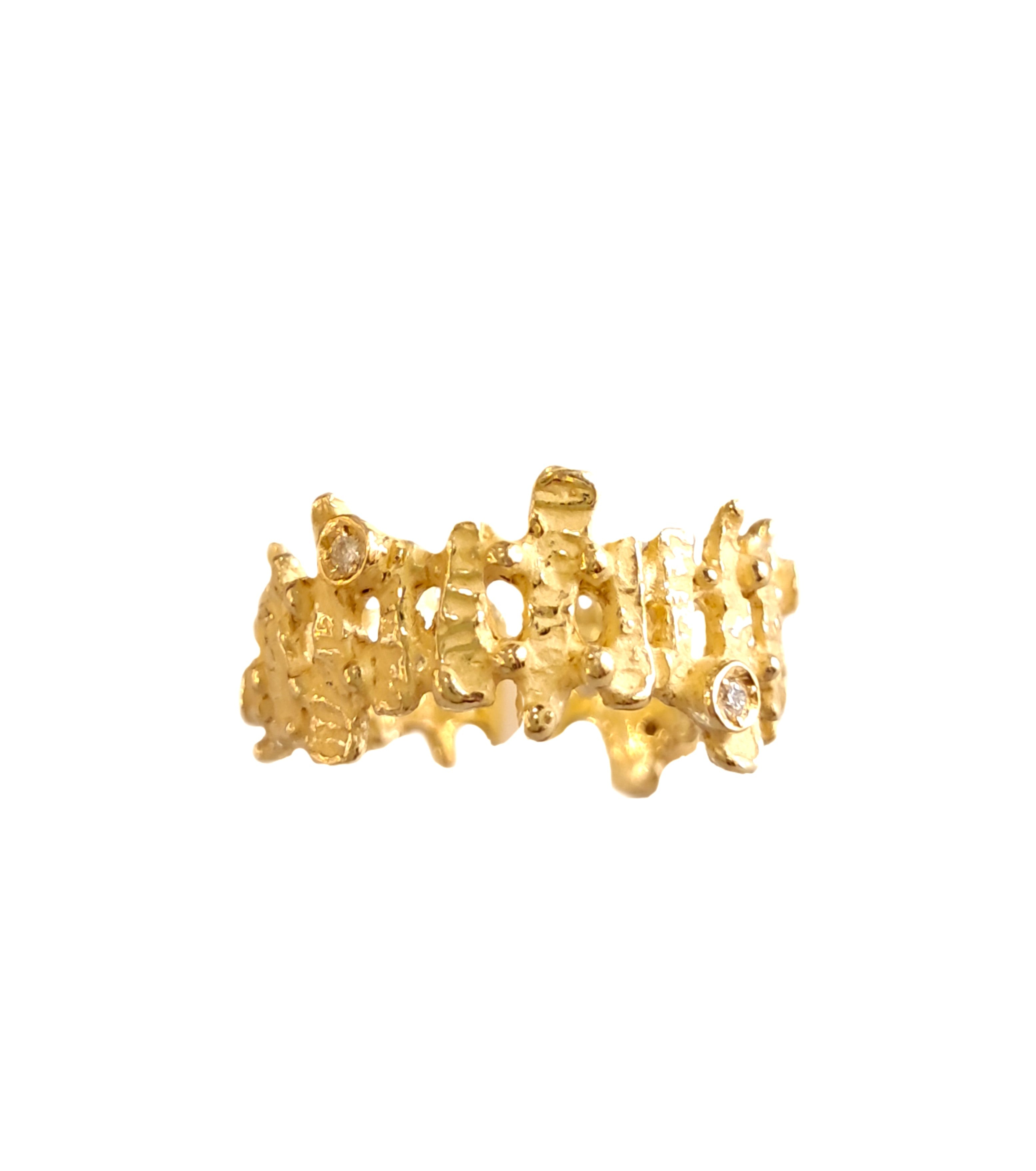Fede in oro e diamanti Collezione Steps
