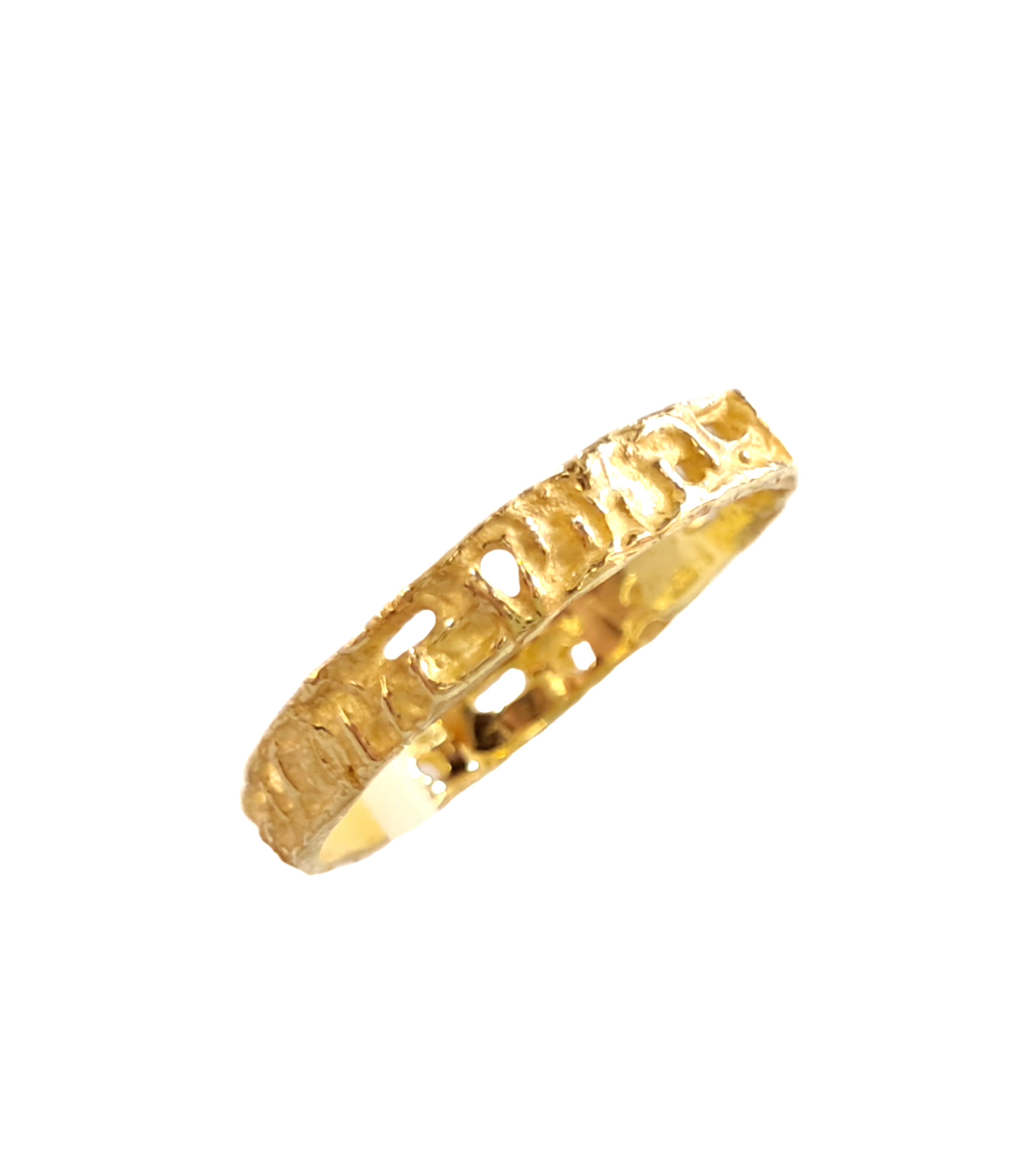 Fede traforata oro Collezione Amore e Fidanzamento