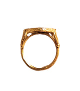 Anello in oro con moneta romana Collezione Roma
