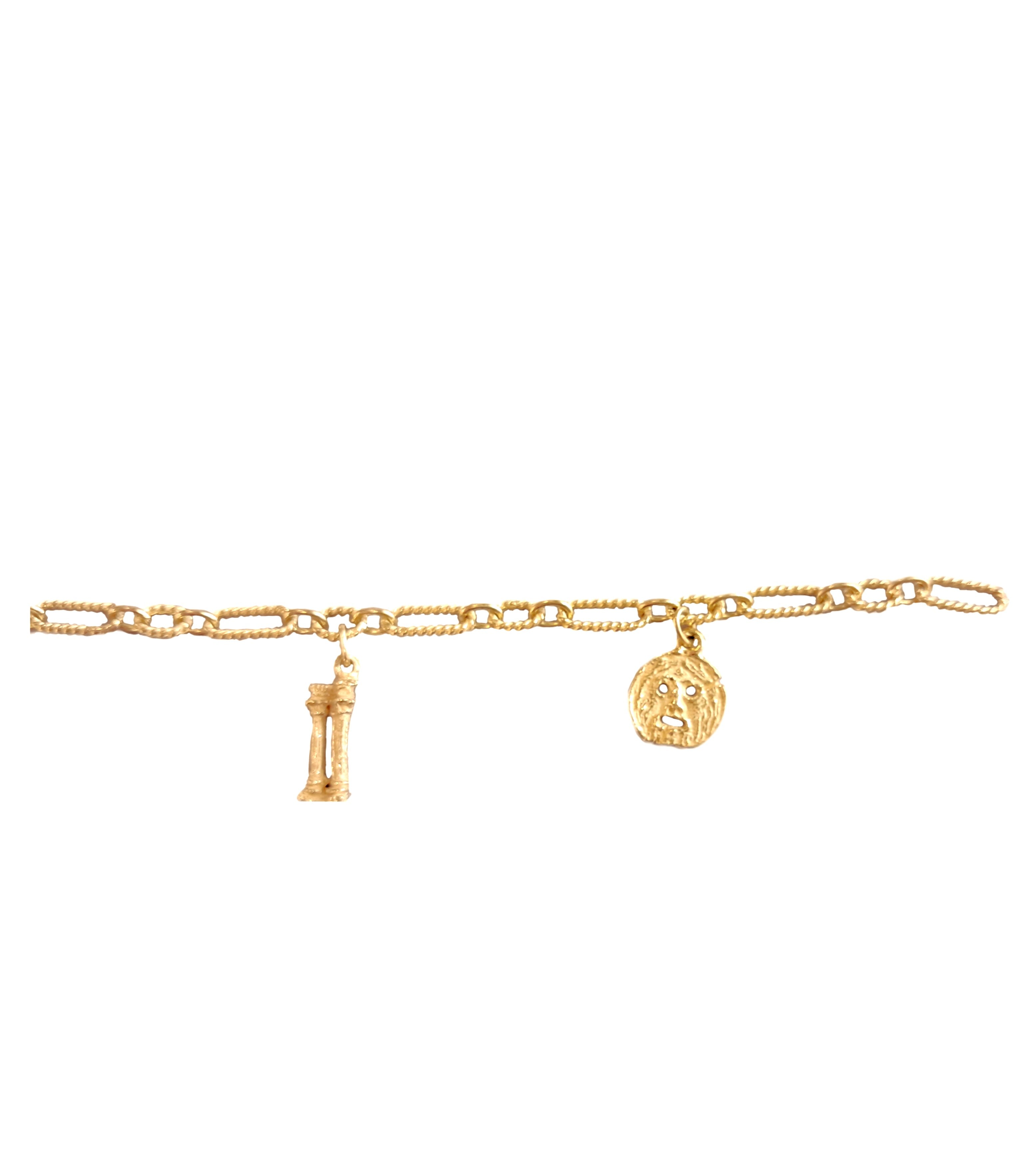 Bracciale realizzato in oro 18 kt con Monumenti di Roma