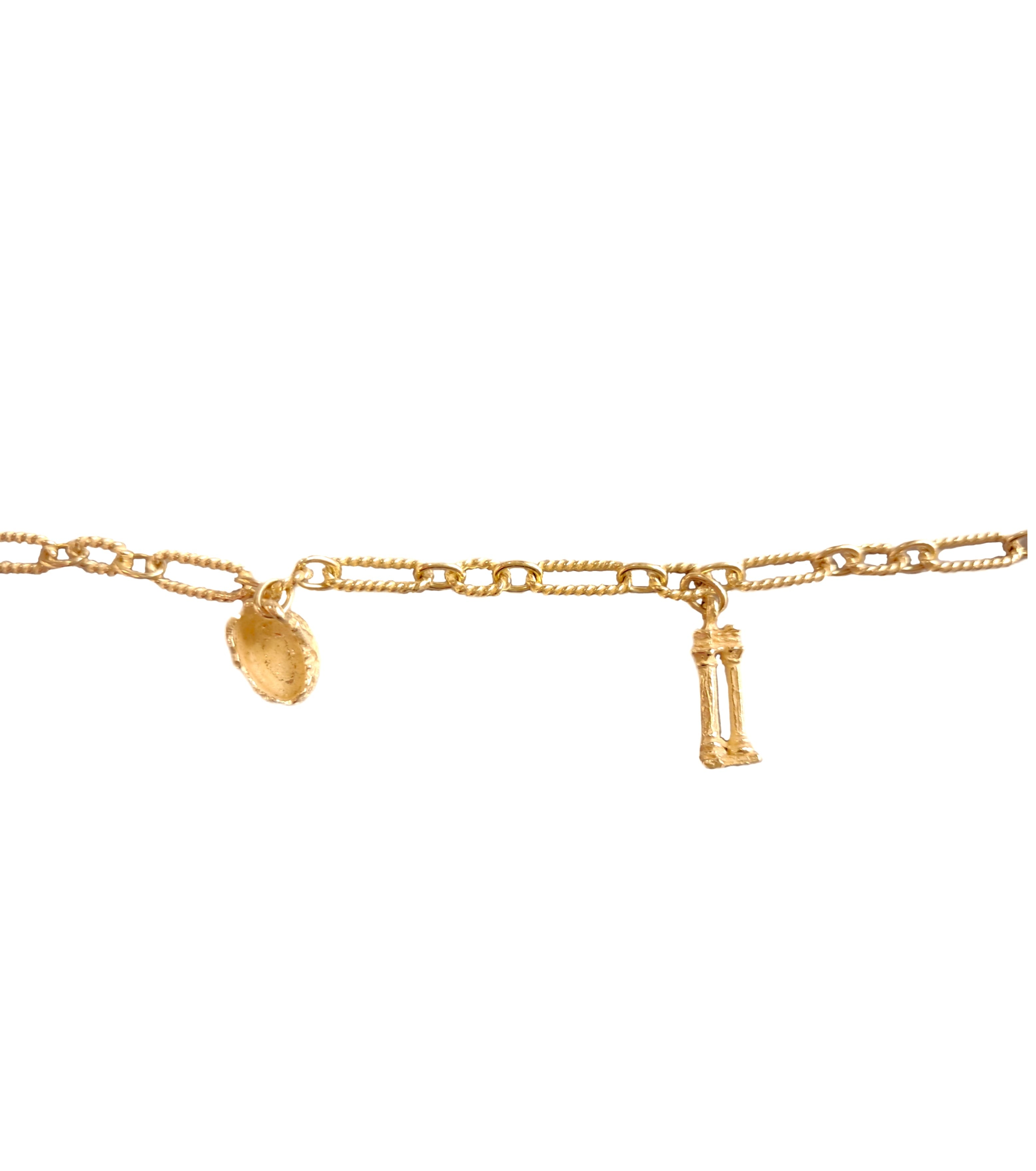 Bracciale realizzato in oro 18 kt con Monumenti di Roma