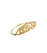 Bracciale semi rigido in oro con diamanti Collezione Waves