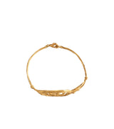 Bracciale semi rigido in oro con diamanti Collezione Waves