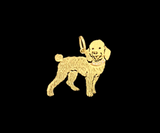 Ciondolo in oro 18 kt e diamanti "Barboncino" collezione "Cani & Gatti"
