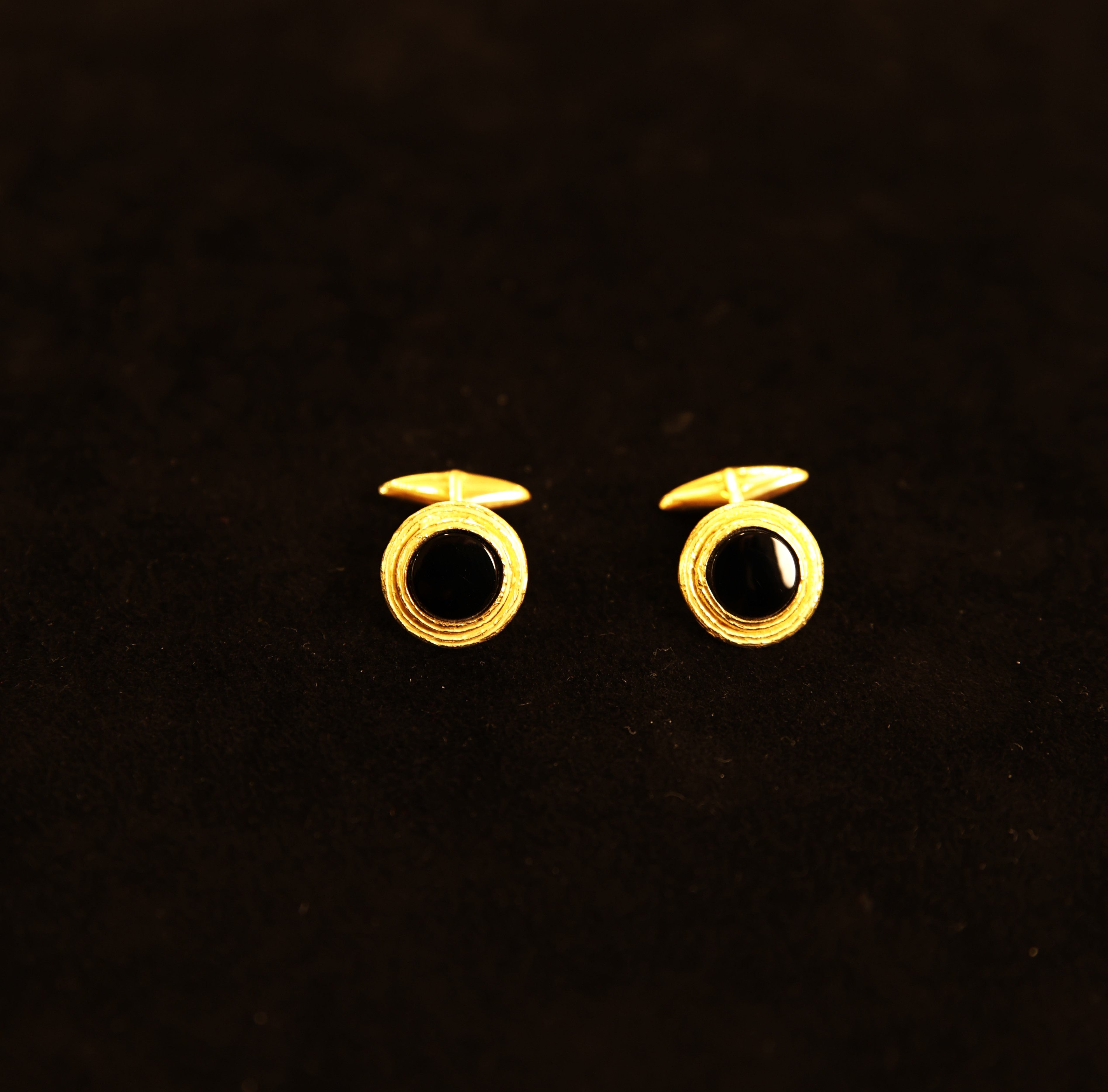 Gemelli in oro e onice