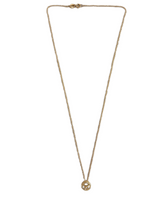 Girocollo in oro con centrale con diamante