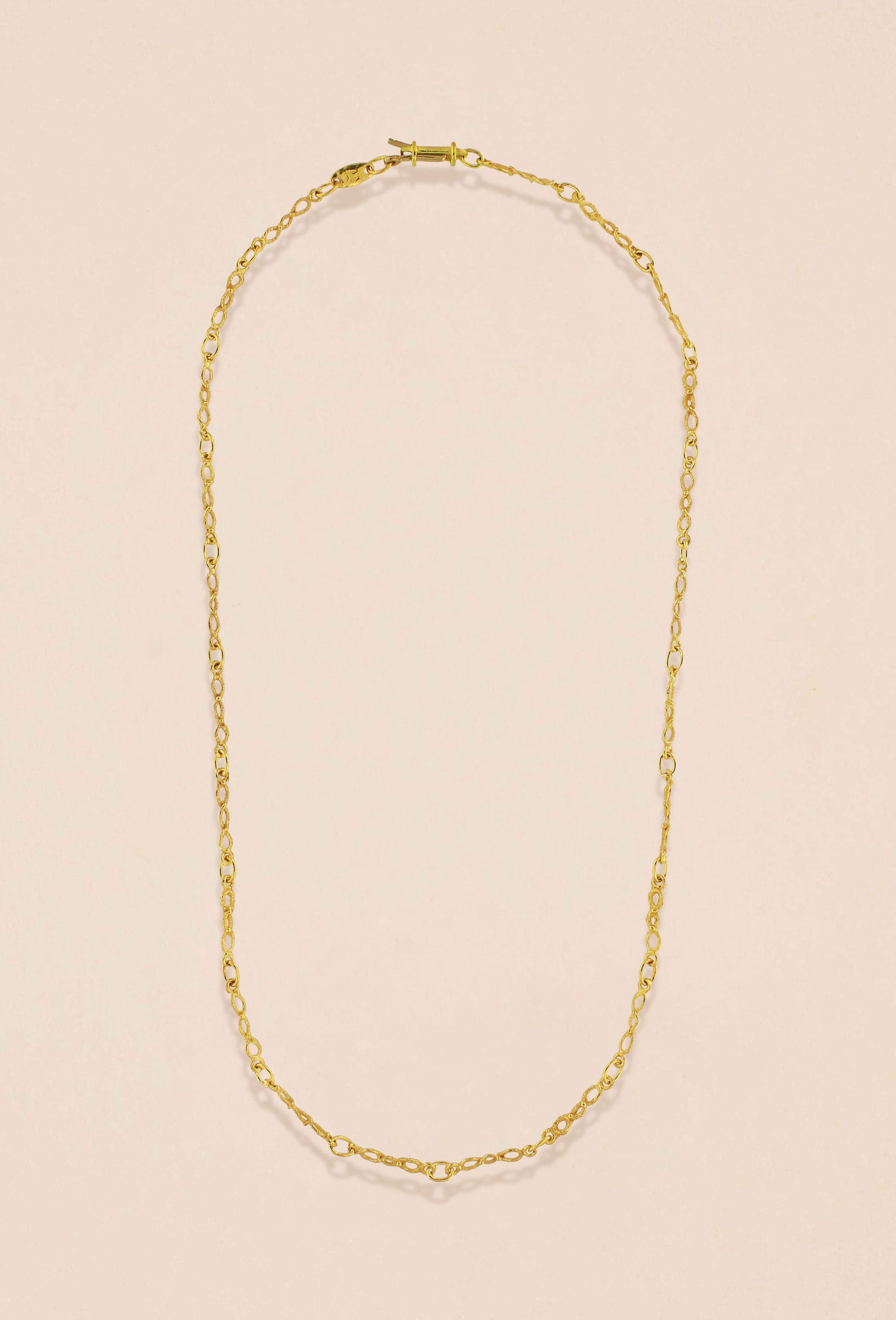 Collana in oro a segmenti
