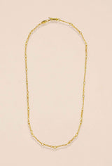 Collana in oro a segmenti