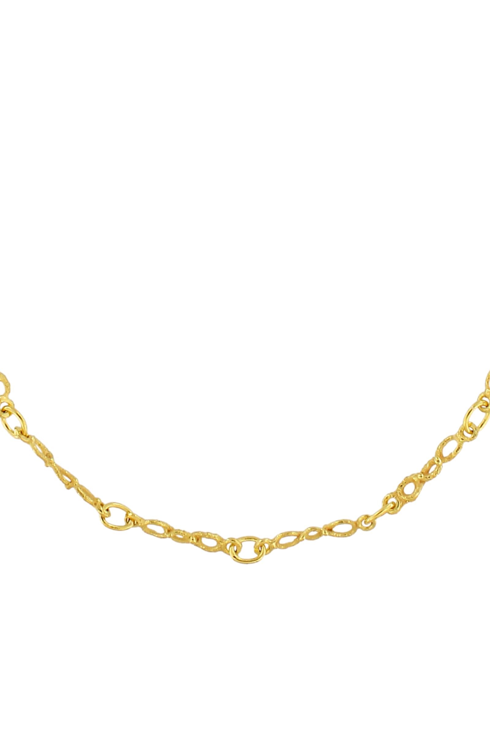 Collana in oro a segmenti
