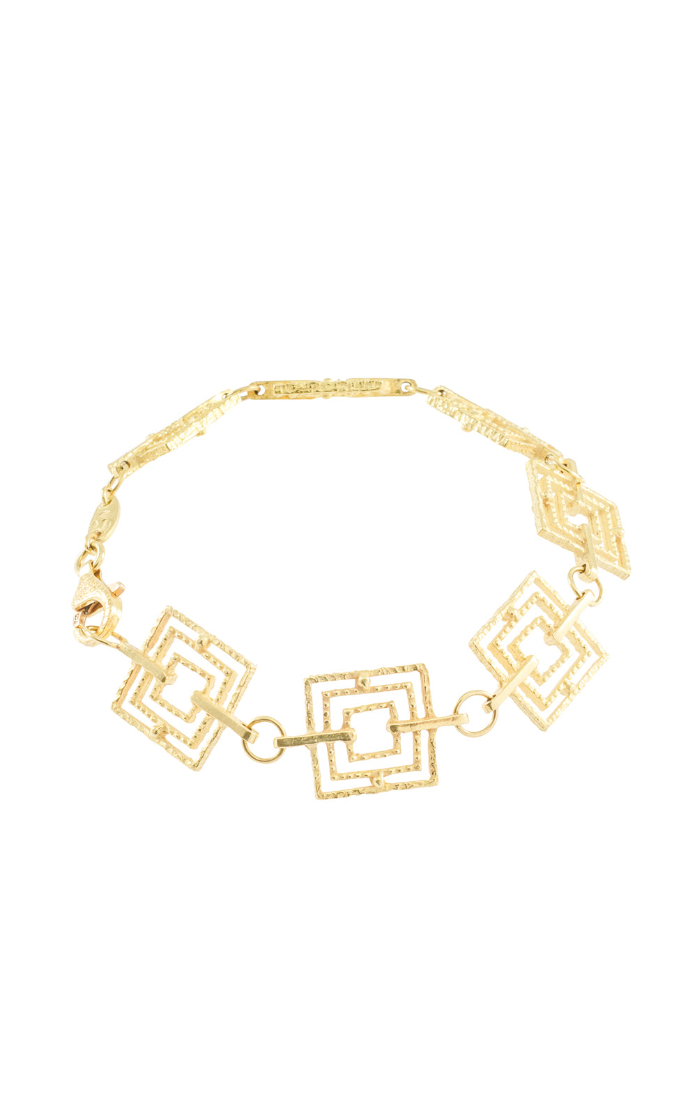 Bracciale in oro giallo collezione Geometrie