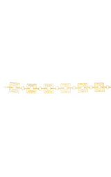 Bracciale in oro giallo collezione Geometrie