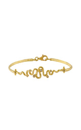 Bracciale in oro giallo con diamanti collezione Snake