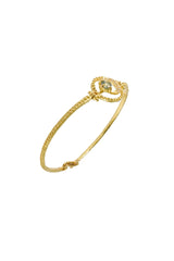 Gold Bracelet Aquamarine and Diamonds Luna Collection