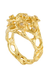 Anello in oro diamanti Collezione Bouquet