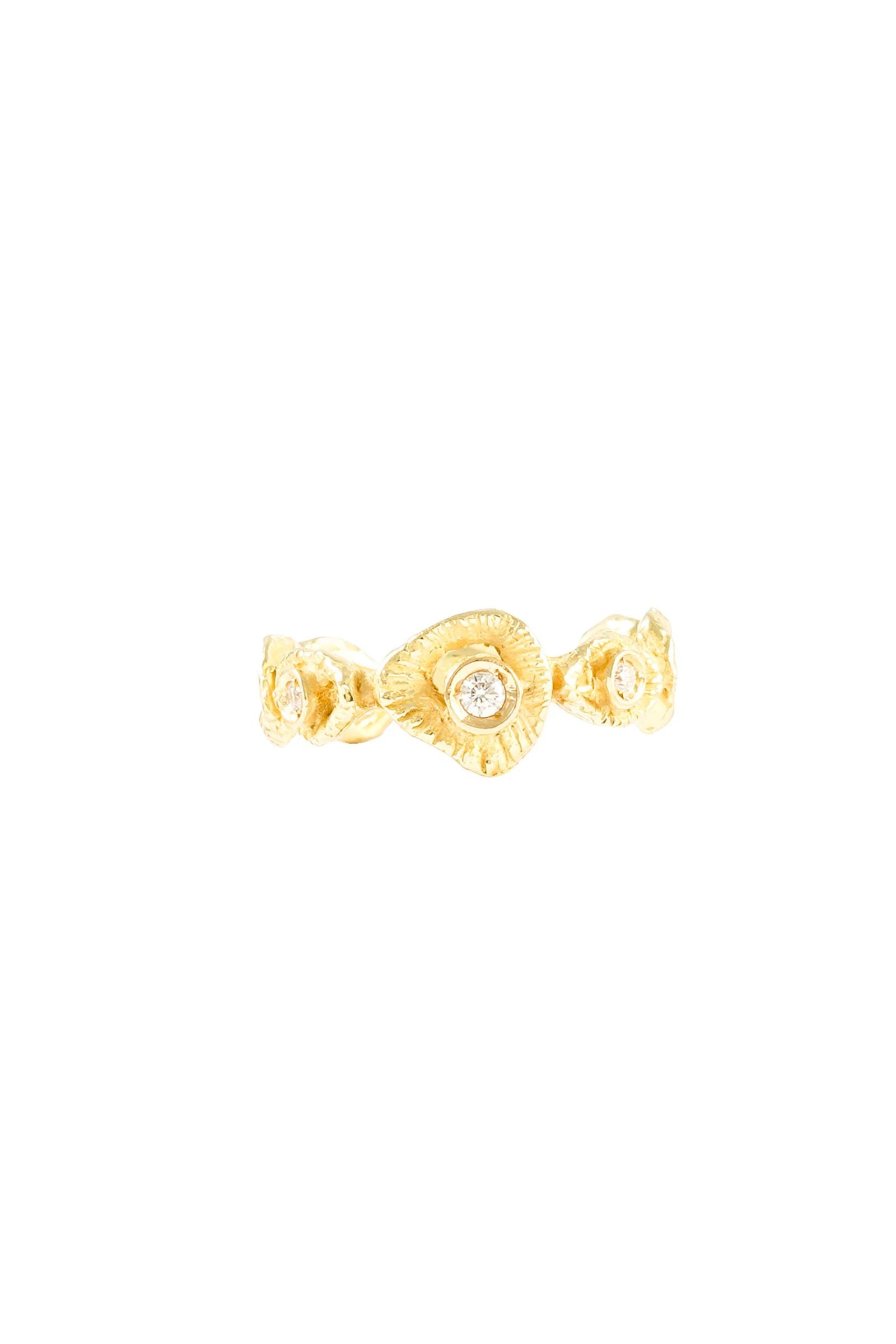 Anello in oro e diamanti collezione Bouquet