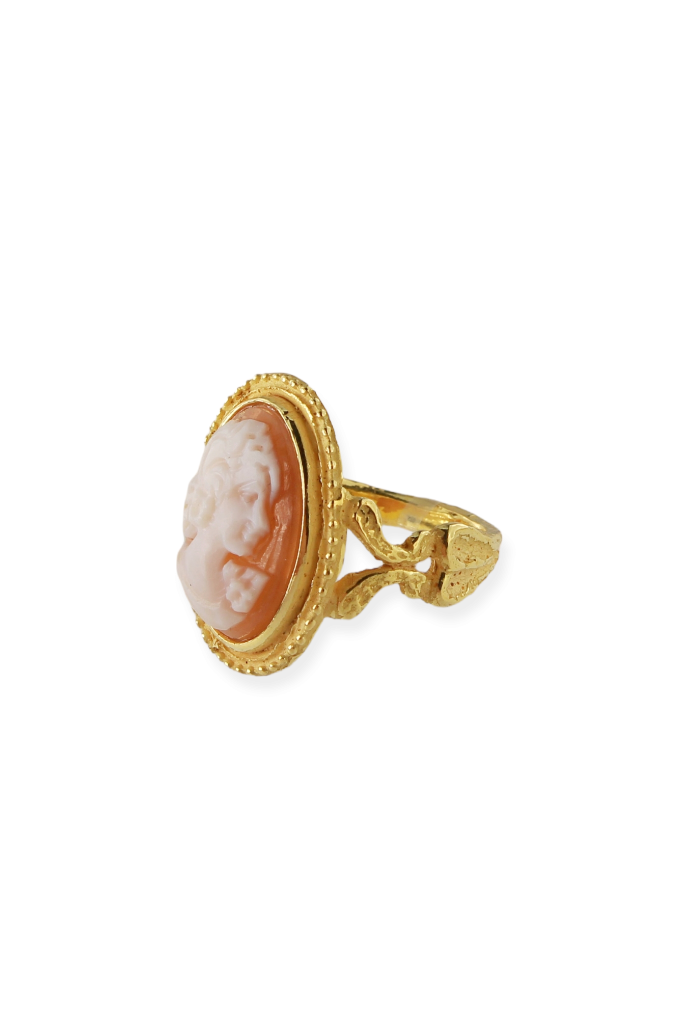 Anello in Oro Giallo con Cammeo Collezione Roma