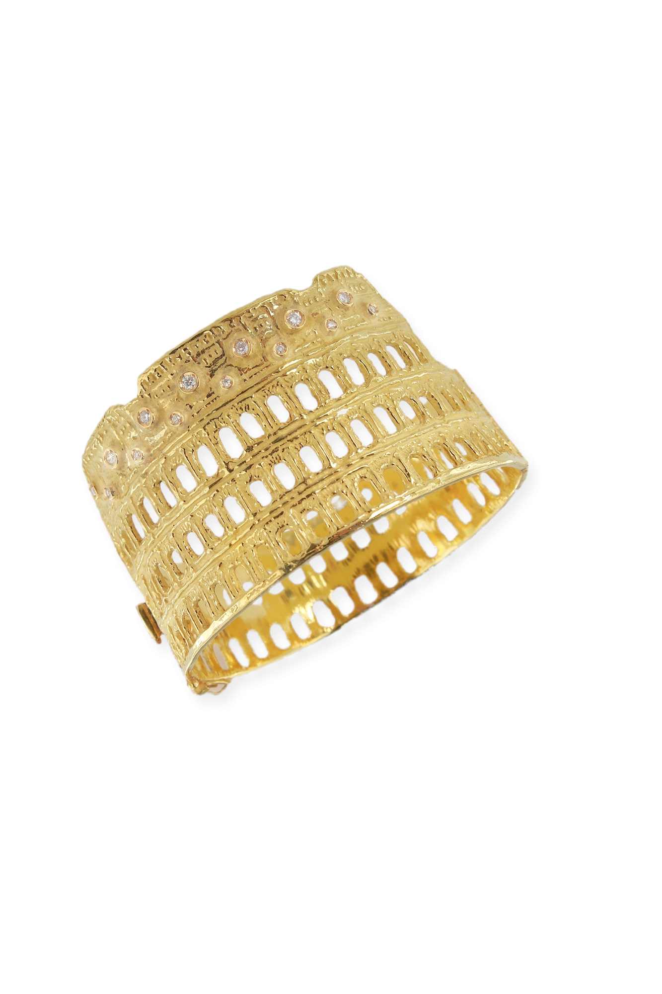 SB145C-18-Kt-Yellow-Gold-Colosseum-Cuff-Bracelet-with-Diamonds-1