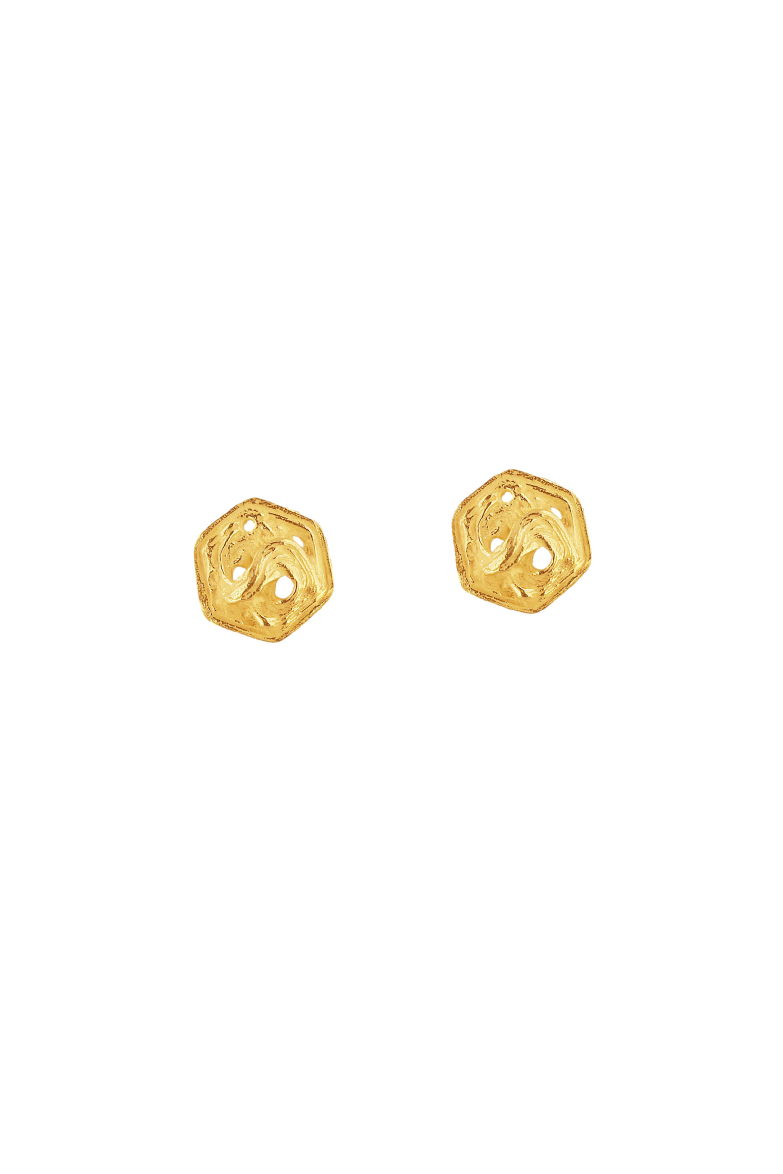 SD152B-18-Kt-Yellow-Gold-Button-Pierced-Earrings-1